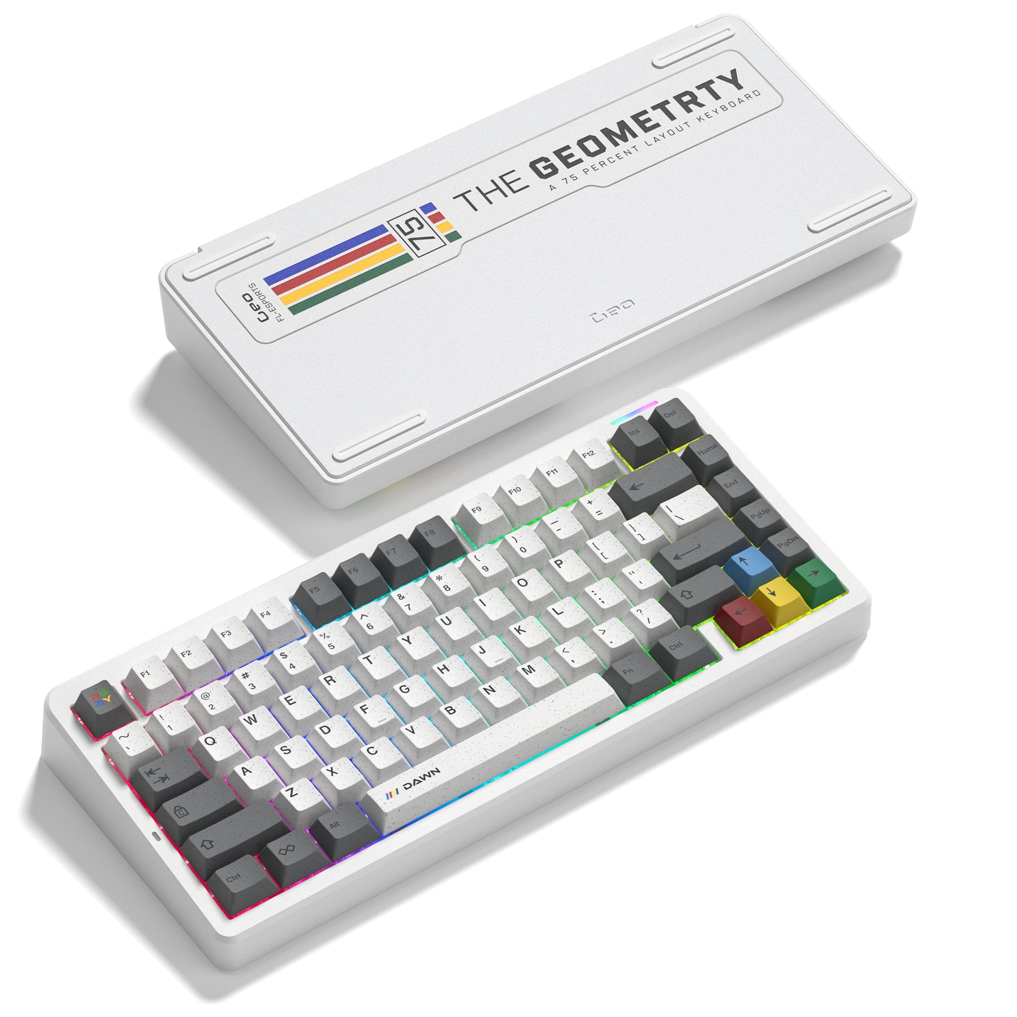 Fl-ESPORTS GEO75 HE Hall Effect Aluminum Mechanical Keyboard