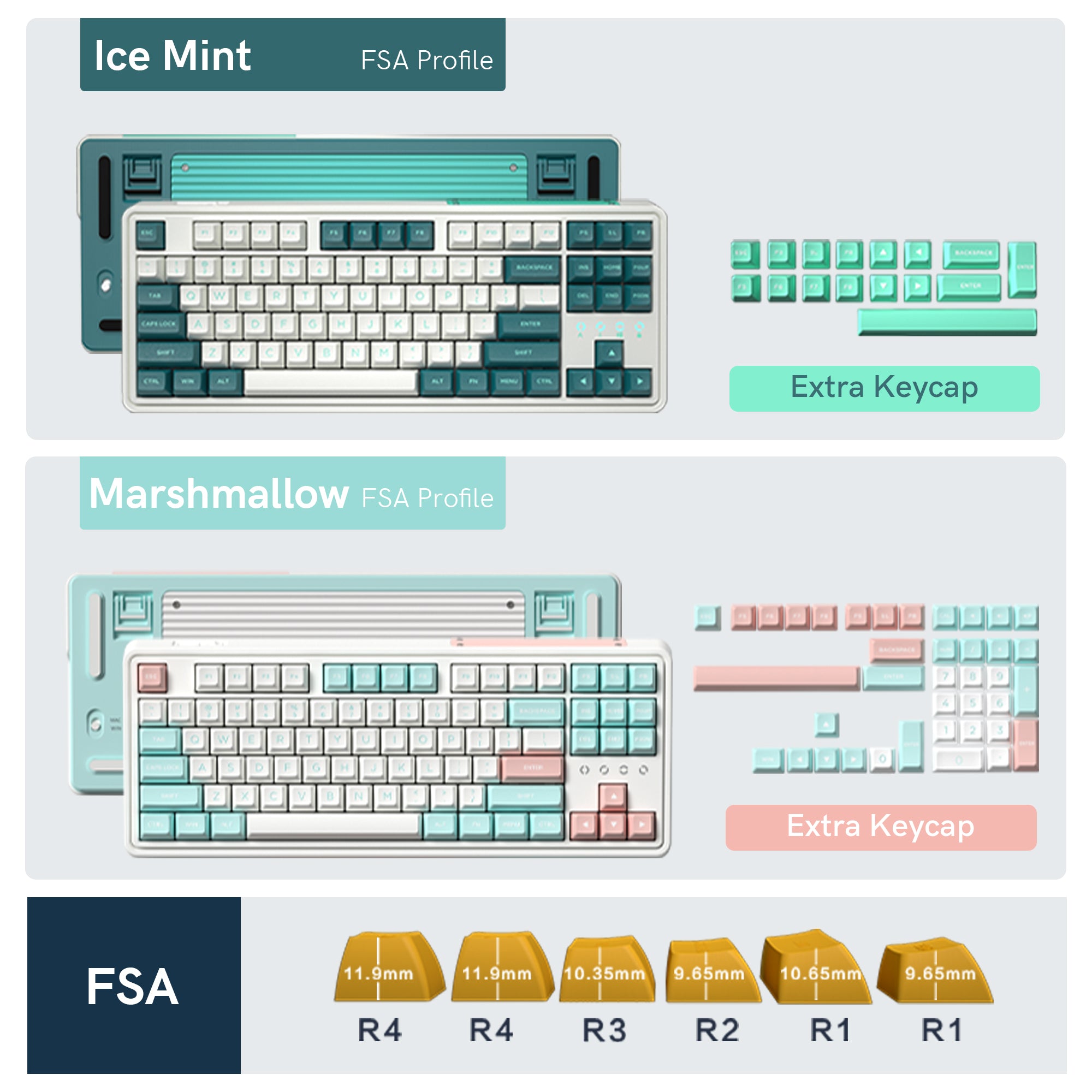 Fl-ESPORTS CMK87 80% TKL Tri-Mode Mechanical Keyboard